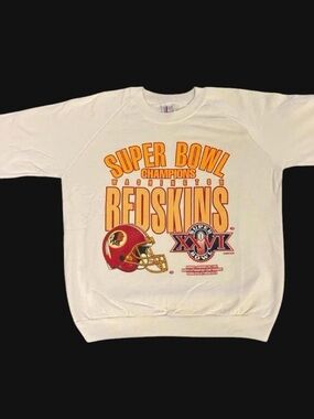 Vintage Washington Redskins NFL Super Bowl Champions Sweatshirt Large USA Made